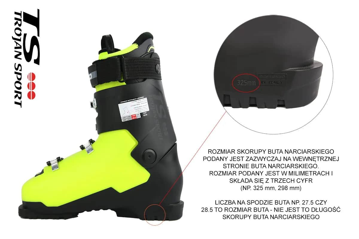 295 mm w butach narciarskich? Sprawdź swój rozmiar EU!